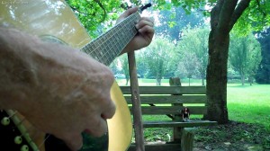 Songwriting at Everhart Park, Chester County, Pennsylvania